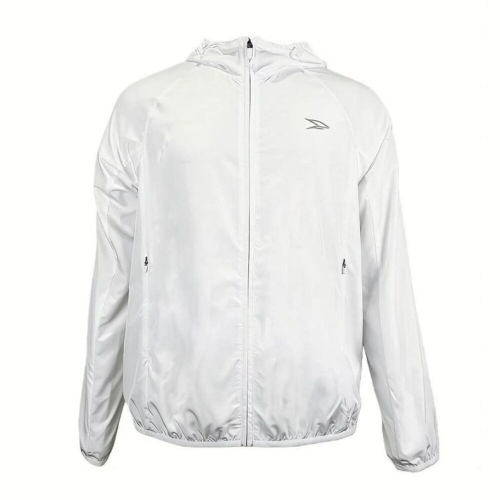 No Fear Mens  Lightweight Packable Jacket / White